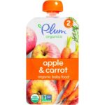 Baby Products-Plum Organics Stage 2 Organic Baby Food, Apple & Carrot