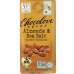 Candy & Chocolate-Chocolove Almonds & Sea Salt in 55% Dark Chocolate