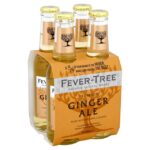 Cocktail Mixers & Seltzers-Fever Tree Premium Ginger Ale, 4 Pack