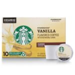 Coffee, Tea & Cocoa-Starbucks Vanilla Flavored Blonde Light Roast Single K-Cup Coffee