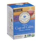 Coffee, Tea & Cocoa-Traditional Medicinals Organic Cup of Calm Herbal Tea – Caffeine Free – 16 Bags