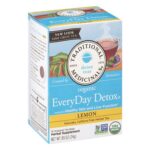 Coffee, Tea & Cocoa-Traditional Medicinals Organic EveryDay Detox Tea Lemon 16 Bags