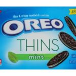 Cookies, Cakes & Pastry-Oreo Thins Mint Flavored Creme Chocolate Sandwich Cookies