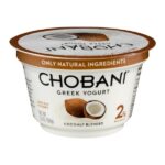 Dairy & Refrigerated-Chobani Coconut Blended 2% Low Fat Greek Yogurt
