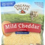 Dairy & Refrigerated-Organic Valley Cheddar Cheese, Mild, Shred, Organic