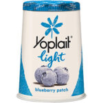 Dairy & Refrigerated-Yoplait Light Fat Free Blueberry Patch Yogurt