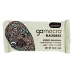 Diet & Nutrition-GoMacro Dark Chocolate Almonds Macrobar Organic Vegan Snack Bars