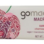 Diet & Nutrition-GoMacro Sunny Uplift Cherries + Berries Macrobar Organic Vegan Snack Bars
