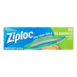 Household Supplies-Ziploc XL Sandwich Bags, 30 Count