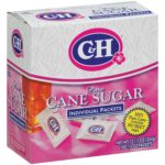 Pantry & Dry Goods-C&H Pure Cane 8th Oz Packets Sugar, 100 Ct