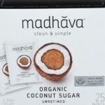 Pantry & Dry Goods-Madhava Organic Coconut Sugar Single Serve Packets, 25 CT