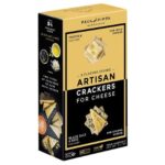 Pantry & Dry Goods-Paul & Pippa Truffle Black Salt & Rice Artisan Crackers