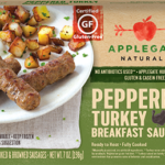 Smoked & Cured-Applegate Farms Applegate Naturals Peppered Turkey Breakfast Sausage, 10 CT