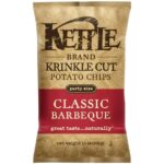 Snacks-Kettle Brand Krinkle Cut Classic Barbeque Potato Chips