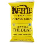 Snacks-Kettle Brand New York Cheddar Potato Chips