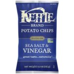 Snacks-Kettle Brand Sea Salt & Vinegar Potato Chips 8.5 oz