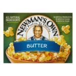 Snacks-Newman’s Own Microwave Butter Popcorn