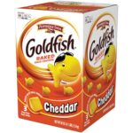 Snacks-Pepperidge Farm Cheese Flavor Goldfish Crackers, Multi Pack Box, 1 oz Single-Serve Snack Pack, 60 ct