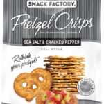 Snacks-Snack Factory Pretzel Crisps Deli Style Sea Salt & Cracked Pepper