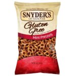 Snacks-Snyders Gluten Free Mini Plain Pretzel