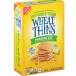Snacks-Wheat Thins Reduced Fat Crackers