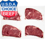 Beef-Ribeye Boneless USDA Choice Staeks, Custom Cuts