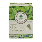 Coffee, Tea & Cocoa-Traditional Medicinals Green Tea with Lemongrass, 16 ct