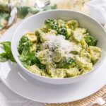 Easy Dinners-Lemon Pesto Tortelini with Broccoli