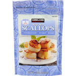 Frozen-Seafood, Kirkland Dry Scallops IQF, 8-12 size