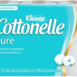 Household Supplies-Kleenex Cottonelle Pure Hypoallergenic Toilet Paper, 2-ply