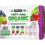 Juices-Kirkland Organic Juice Boxes, 200 ml, Apple, Apple-Grape, Fruit Punch