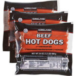 Smoked & Cured-Kirkland Beef Hot Dogs, 5 inch, 3 pkg-12 ct each