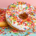 Bakery & Pastry-Donuts-Vanilla Frosted with Sprinkles