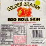 Frozen-Asian Wraps-Golden Dragon Egg Roll Skin Wraps